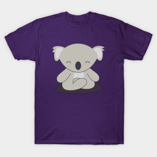 Yoga Loving Kawaii Cute Koala T-Shirt